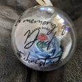 Christmas Bauble Tribute In Memory of Dad - The Satin Rose Shop