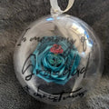 Christmas Tribute Bauble In Memory of Grandad - The Satin Rose Shop