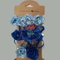 Elegant Crocodile Hairclips with Handmade Satin Roses in Various Colors - The Satin Rose Shop