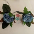 LED Lights with Bluebird Satin Roses for Elegant Home Décor - The Satin Rose Shop