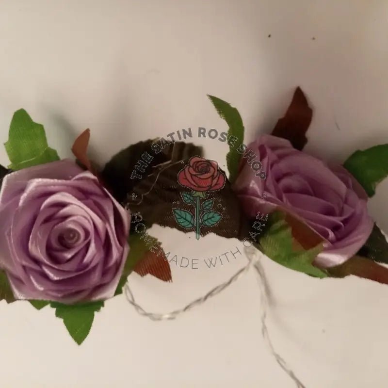Light Orchid Satin Rose LED Lights for Elegant Home Illumination - The Satin Rose Shop